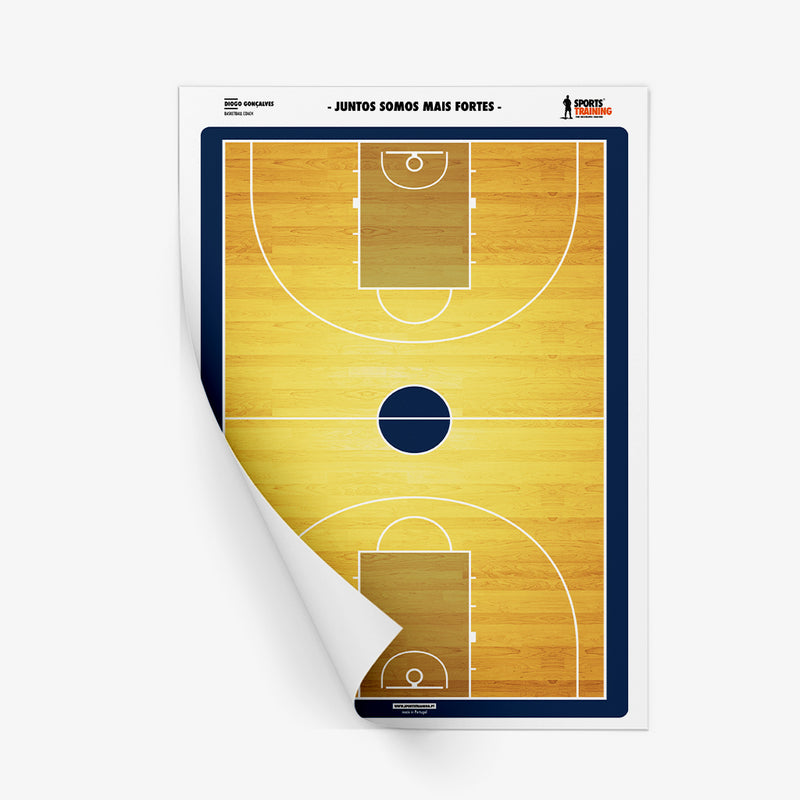 Sticker Board Basketball — Tactical boards for sport coaches — SportsTraining