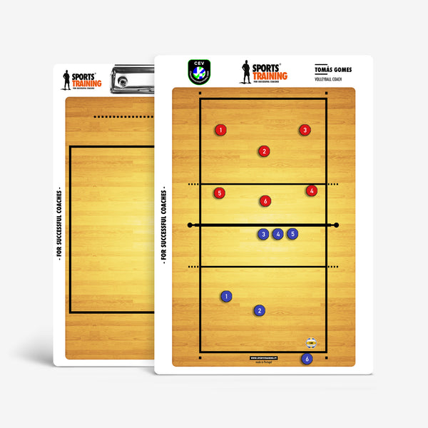 Classic Board Volleyball — Tactical boards for sport coaches — SportsTraining